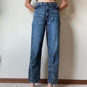 BDG High Rise Baggy Dark Jeans